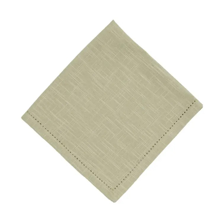 Hemstitch Woven Solid Napkin -Available in 2 Colors
