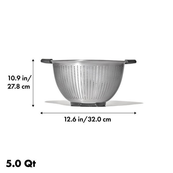 Stainless Steel 5 qt. Colander