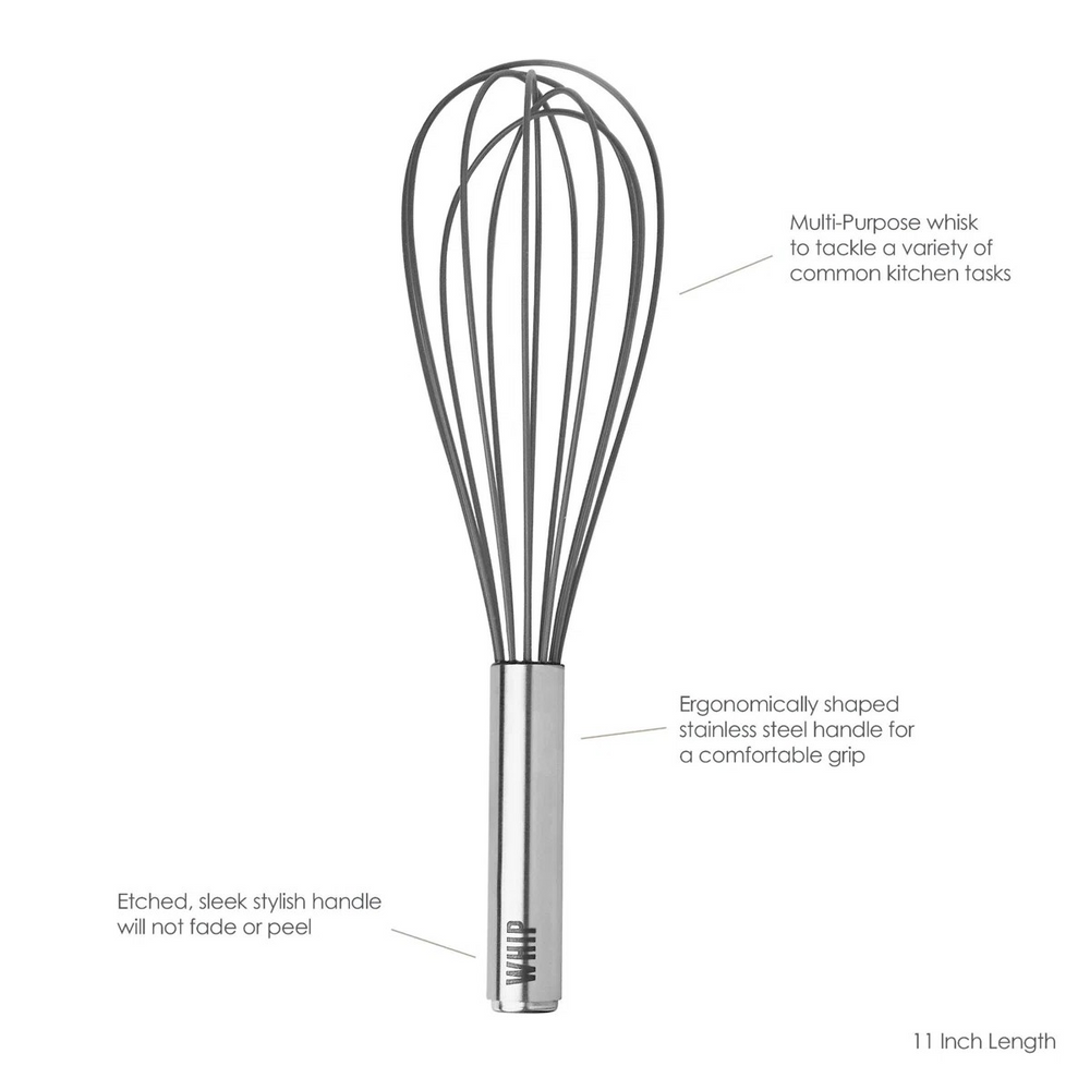 11" Silicone Whip Whisk