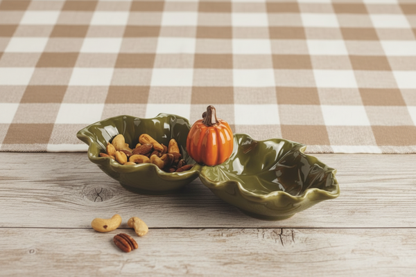 Leaf Pumpkin Double Tidbit