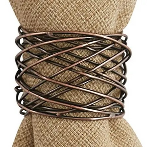Copper Wire Cuff Napkin Ring