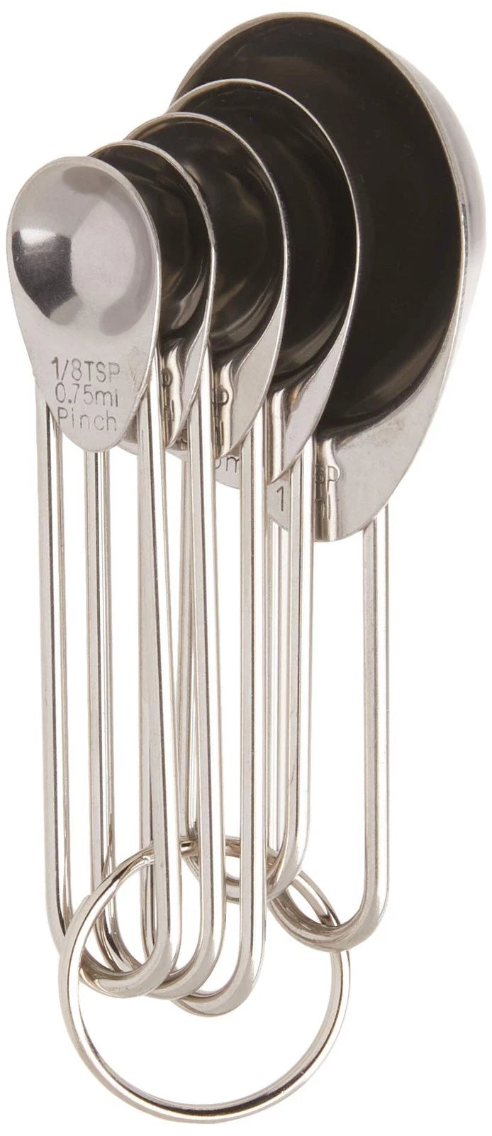 5PC Measuring Spoons - Stainless Steel