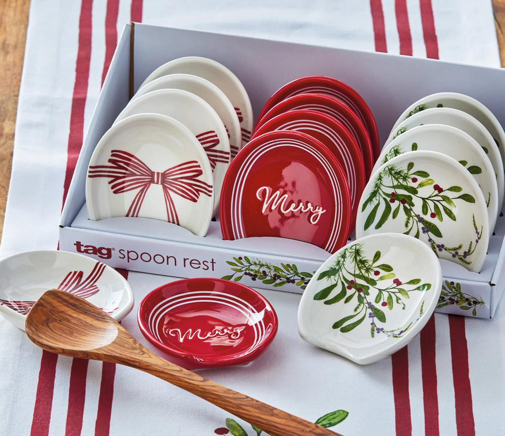 Winter Berries Spoon Rest Asst.