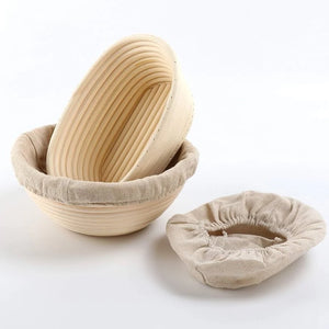 Banneton Linen Round Proofing Basket Liner (Set of 2 liners) - 2 Sizes Available