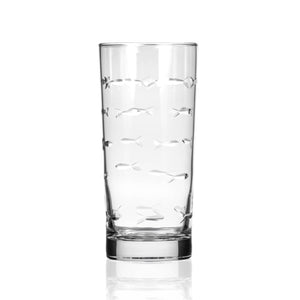 School of Fish 15 oz Highball Glass
