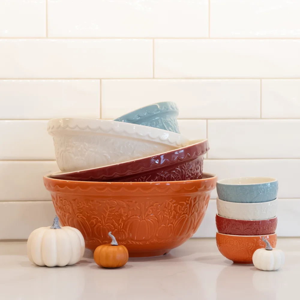 Mason Cash - In The Pumpkin Patch Mixing Bowls - 3 Sizes to Choose From
