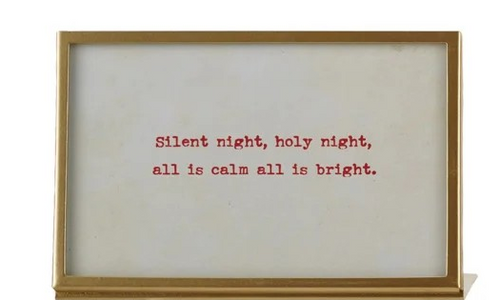 Holiday Verse Gilded Frame - 4 Styles to Choose From