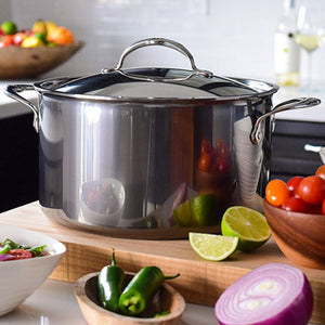 Hestan NanoBond 8.0qt Covered Stockpot