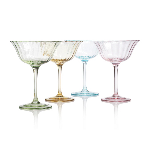 Apéritif Summer Cocktail Coupe - Choose Your Favorite Color!