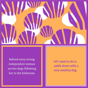 Wealthy Dog - Funny Party Gift Cocktail Napkin