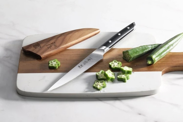 AKKA Series 5-Inch Serrated Utility Knife by Cangshan