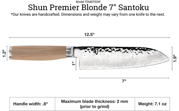 Premier Blonde Santoku 7"