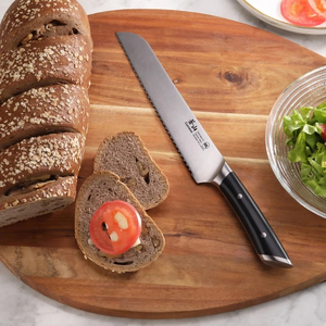 Helena Series 8" Bread Knife (Black) by Cangshan