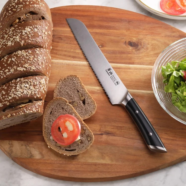 Helena Series 8" Bread Knife (Black) by Cangshan