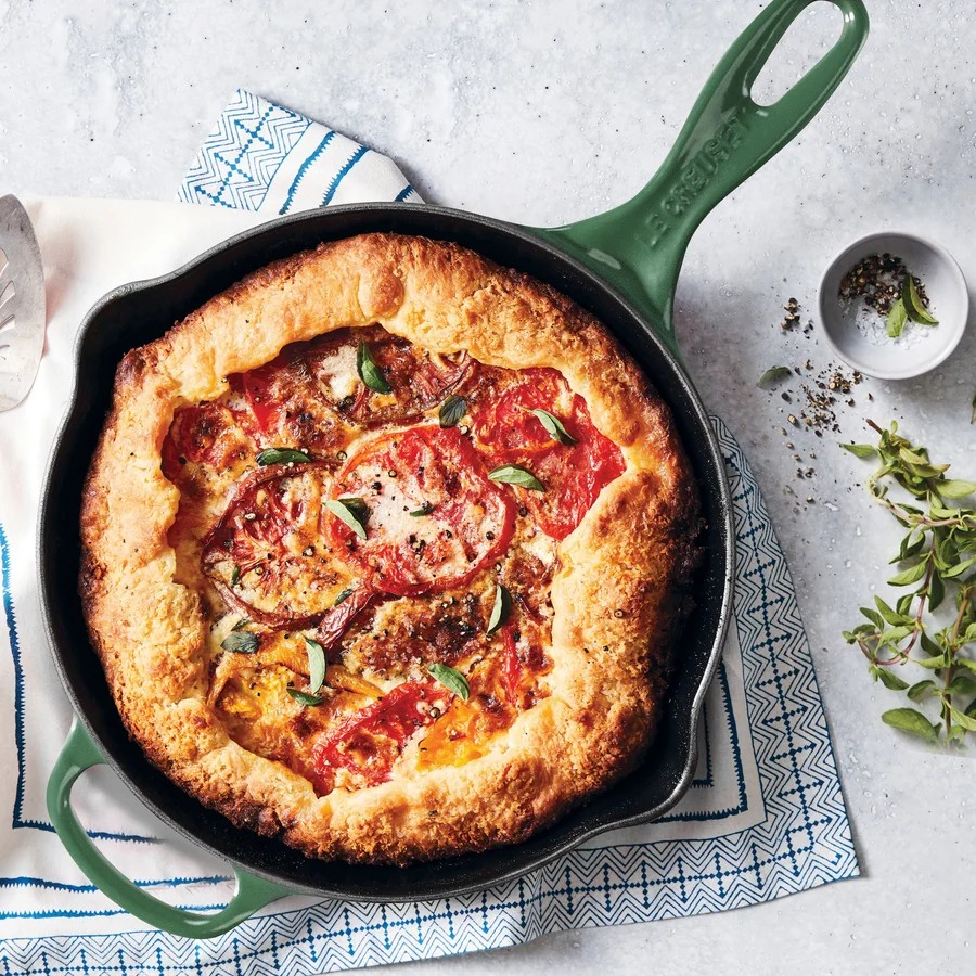 Le Creuset Signature skillet in the color Marseille