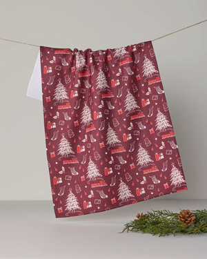 Geometry Tea Towel - Holiday Line - Several to Choose From