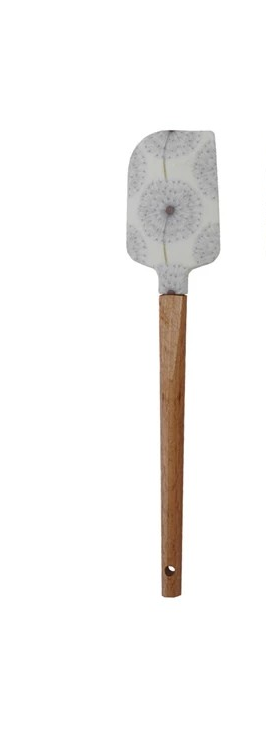 Silicone & Wood Two-Sided Spatula - Choose from Daffodils or Dragonflies