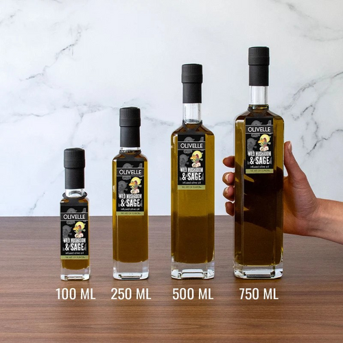 Wild Mushroom & Sage Infused Olive Oil by Olivelle