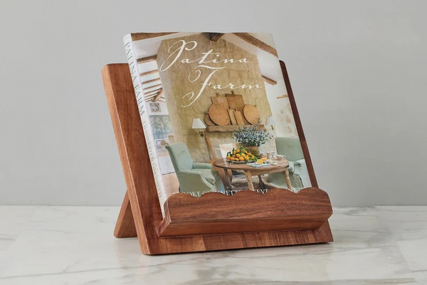 Artisan Scalloped Cookbook Stand