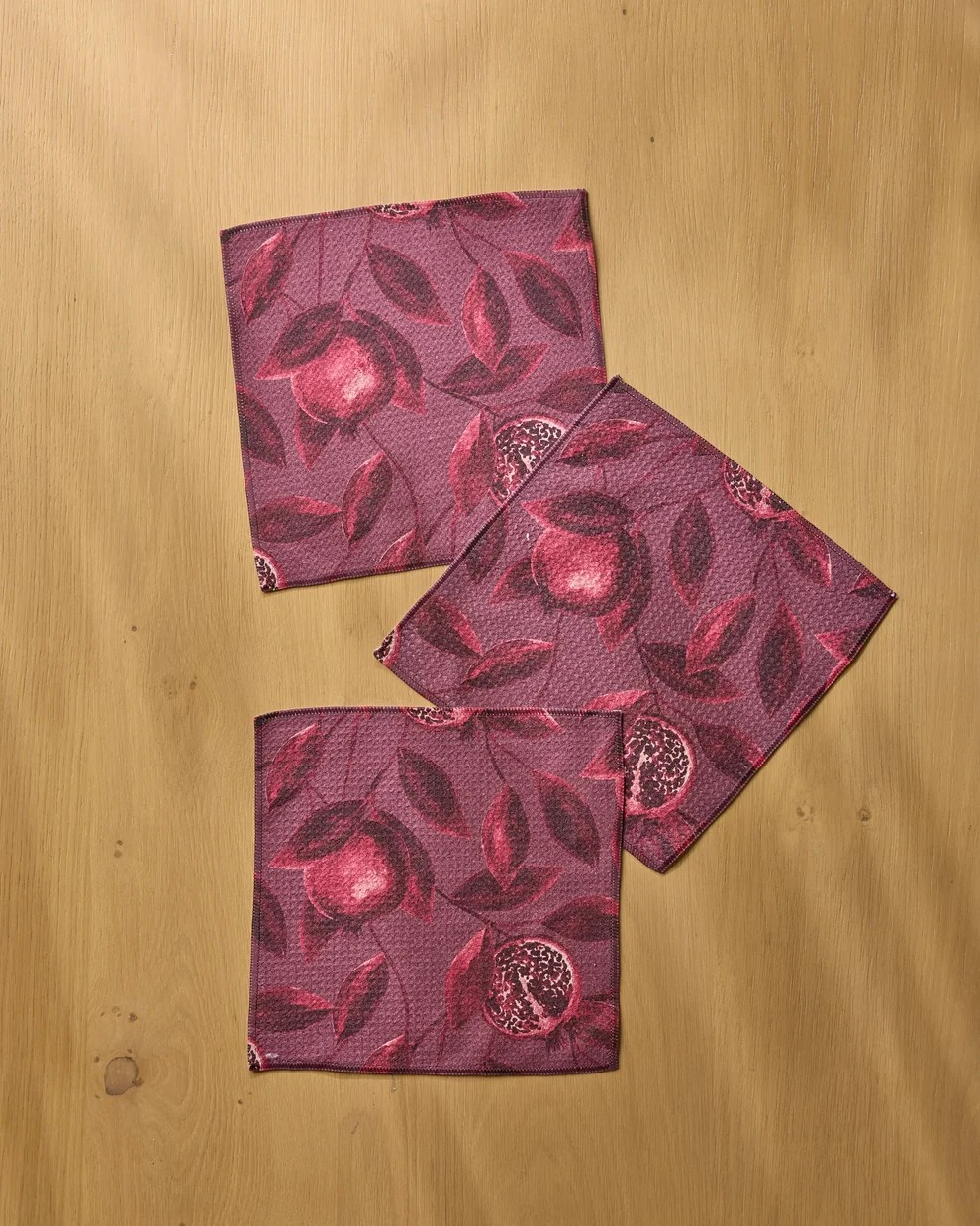 Geometry Autumn Dishcloths Set of 3 - Several Sets to Choose From