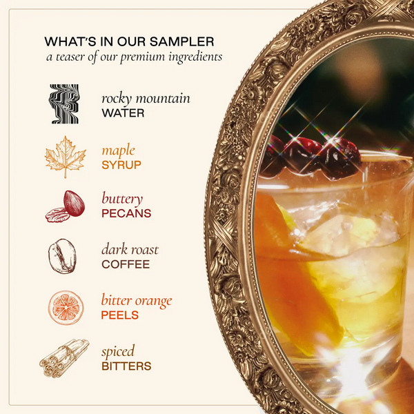 Old Fashioned Cocktail Syrup Sample Set