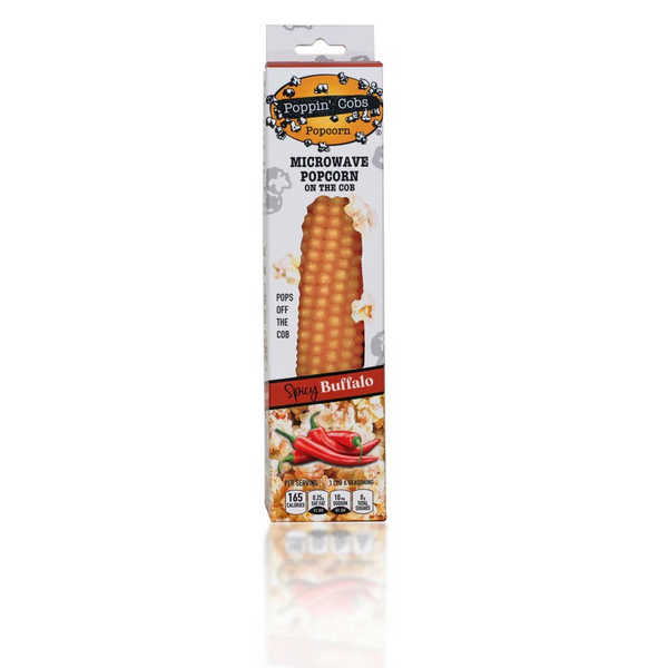 Poppin' Cobs- Popcorn on The Cob - Several Flavors to Choose From