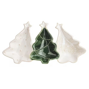 Tree Triple Tidbit Dish