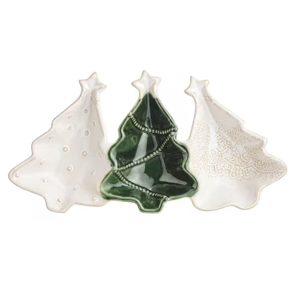 Tree Triple Tidbit Dish