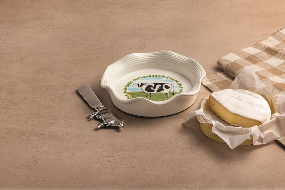 Cow Brie Baker Set