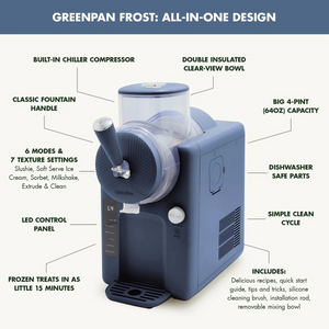 Green Pan Frost 15-in-1 Ice Cream & Frozen Drink Maker