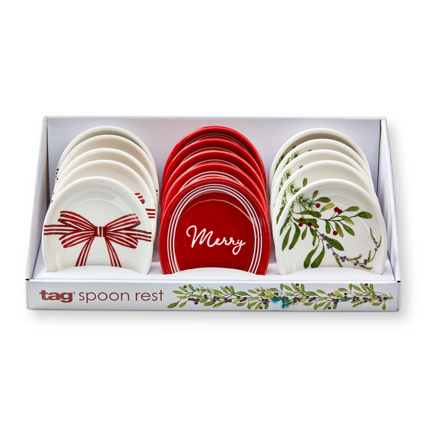 Winter Berries Spoon Rest Asst.