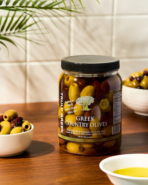 TRULY GREEK Country Olive Mix (34oz)