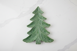 Platter Shaped like a Christmas tree
