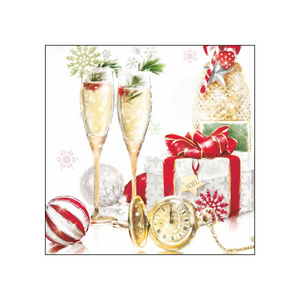 Holiday Cocktail Beverage Napkins - Several Styles to Choose From