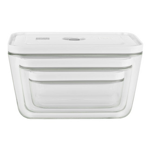 3-pc, Vacuum Glass Container Set by Zwilling