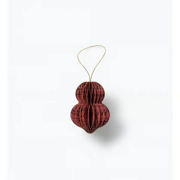 Paper Honeycomb Christmas Ornaments