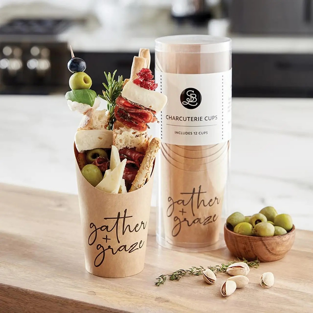 Paper Charcuterie Cups - Set of 12