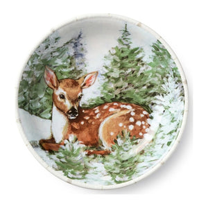 Winter Cabin Soup Bowl - Choose Your Favorite Woodland Creature