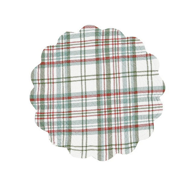 Edith Quilted Round Placemat