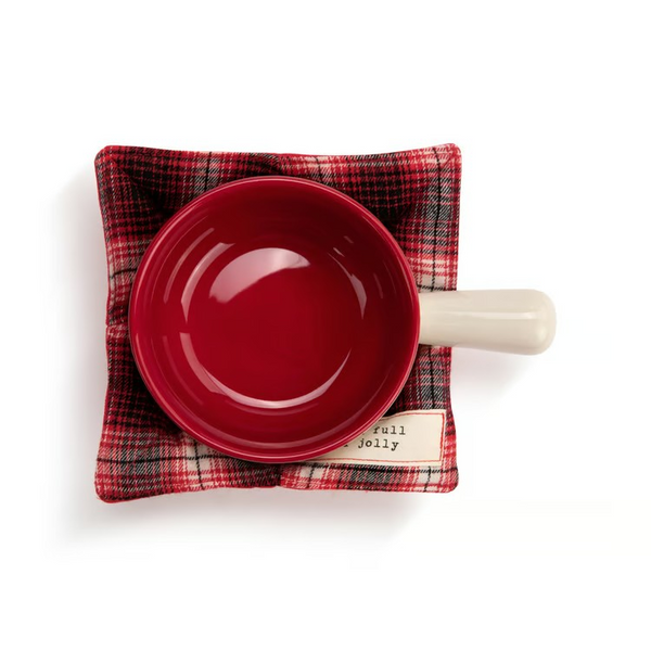 Winter Warm Heart Soup Crock Set - 3 Styles to Choose From