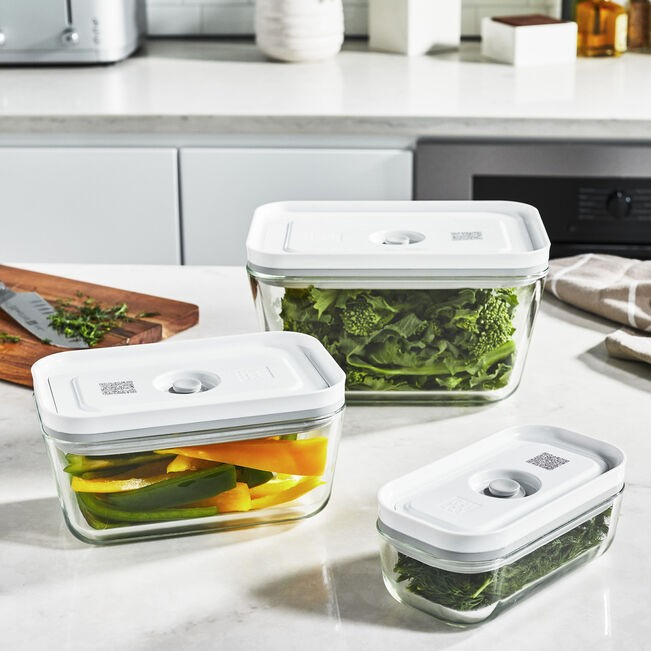 3-pc, Vacuum Glass Container Set by Zwilling