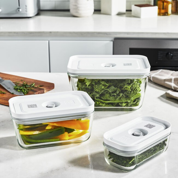 3-pc, Vacuum Glass Container Set by Zwilling