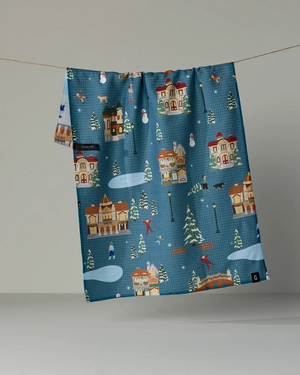 Geometry "Luxe" Kitchen Towel (2 Sided) - Holiday Line - Several to Choose From