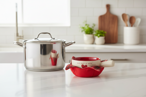 Winter Warm Heart Soup Crock Set - 3 Styles to Choose From