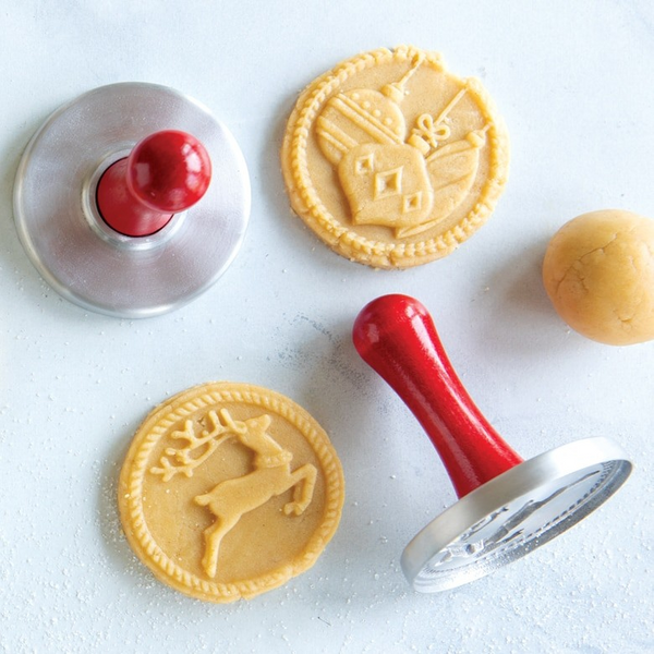 Yuletide Cookie Stamps, Set of 3