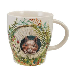 Woodland Animal Stoneware Mug-4 Different Styles