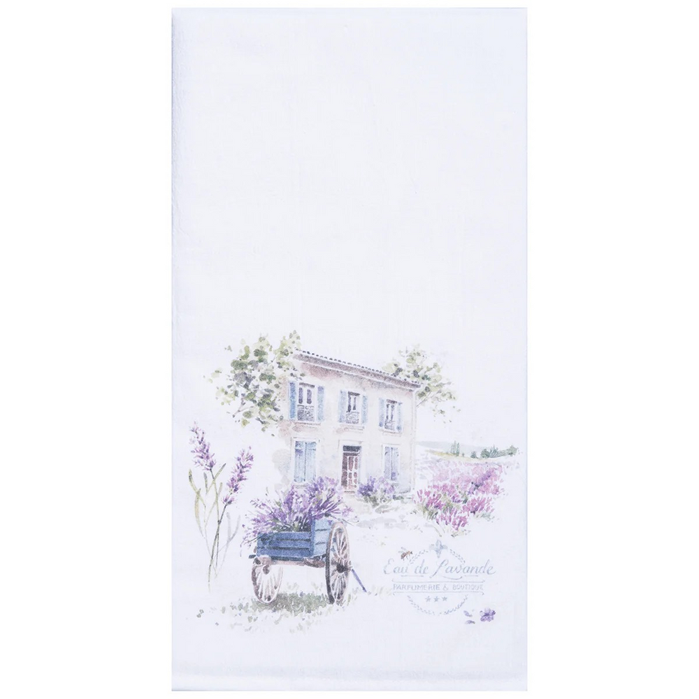 Lavender Countryside Tea Towel - 2 Styles to Choose From