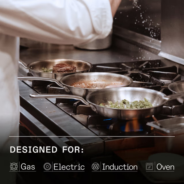 Made In Stainless Clad Frying Pan Set - Comes With 10" & 12" Frying Pan