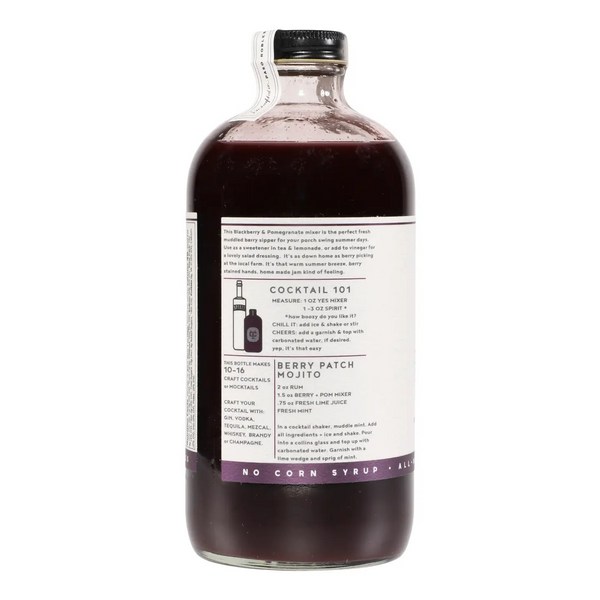 Yes Cocktail Blackberry Pomegranate Cocktail Mixer
