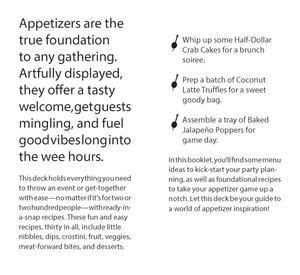 The Appetizer Deck: 30 Simple, All-Occasion Recipes